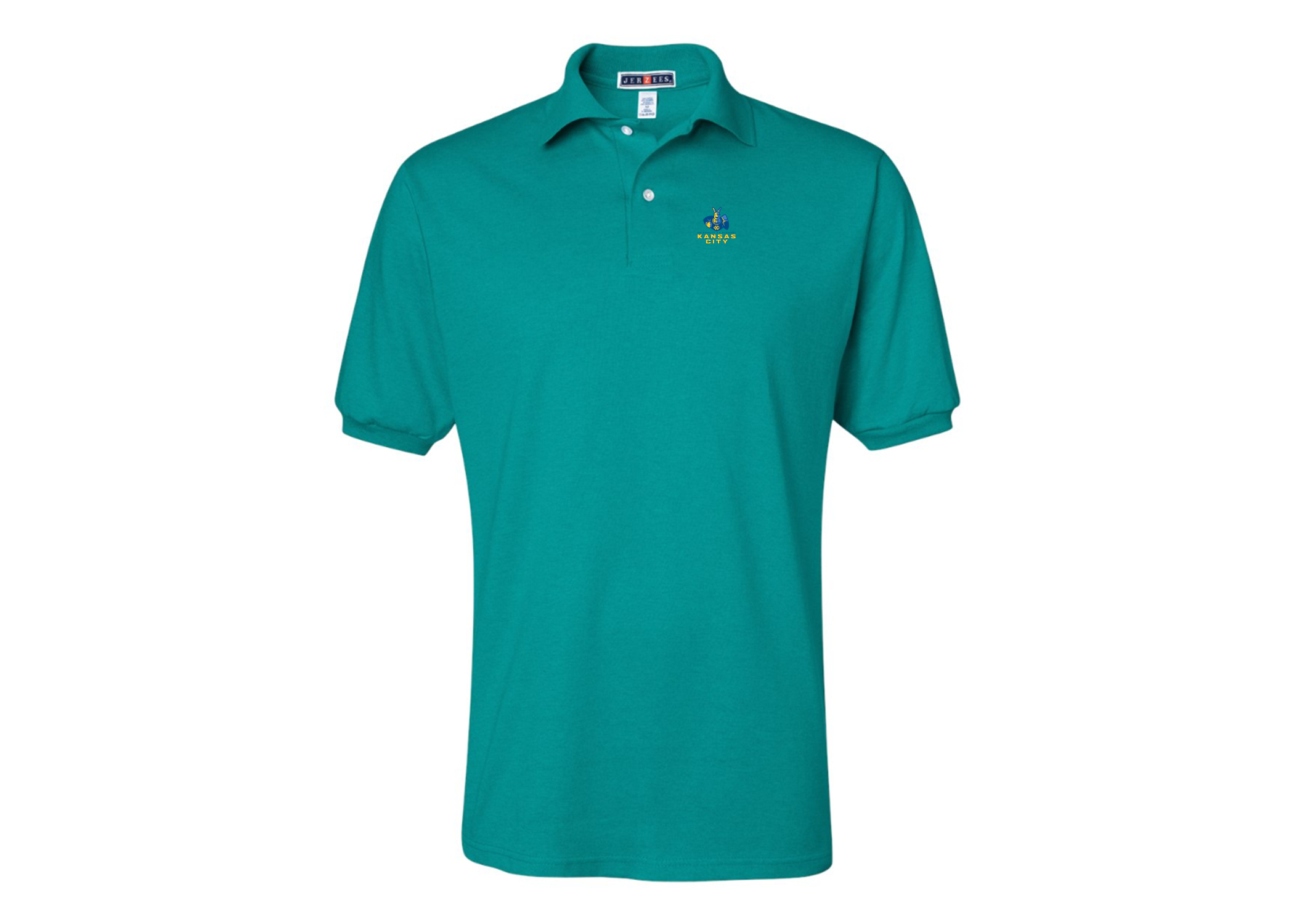 Men's UMKC Kangaroos JERZEES SpotShield polo